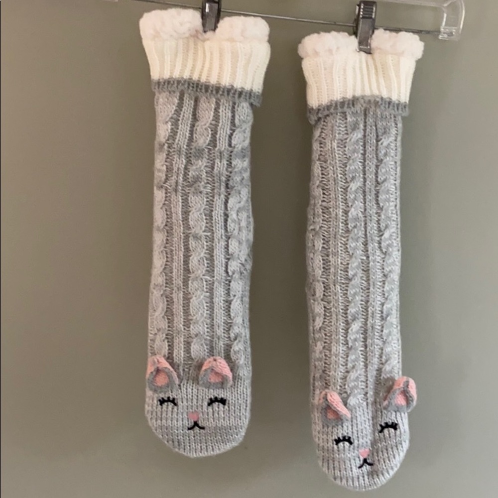Kitty cat sock- slippers